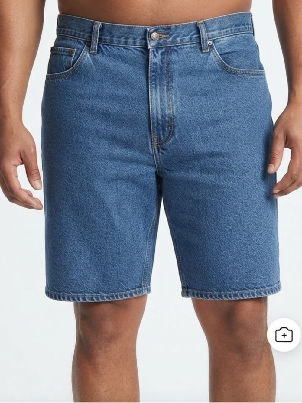 Basic Equipment Men's Classic Blue Denim Shorts Size 40